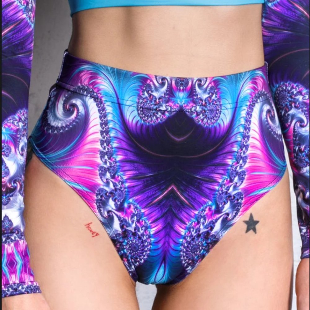 Devil Walking High Waisted Shorts